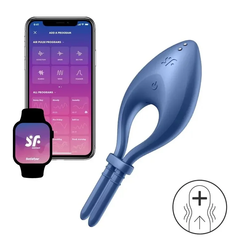 德國 Satisfyer｜Bullseye 智能可調節男士精力環