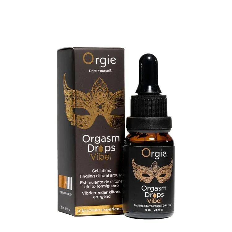 葡萄牙Orgie Orgasm Drop Vibe小金瓶挑逗蜜豆熱感口交凝膠15ml 葡萄牙Orgie Orgasm Drop Vibe小金瓶挑逗蜜豆熱感口交凝膠15ml