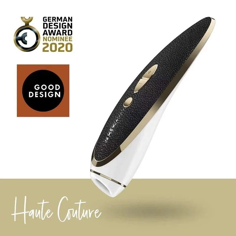 德國Satisfyer Haute Couture 奢華黑金吸吮陰蒂震動器