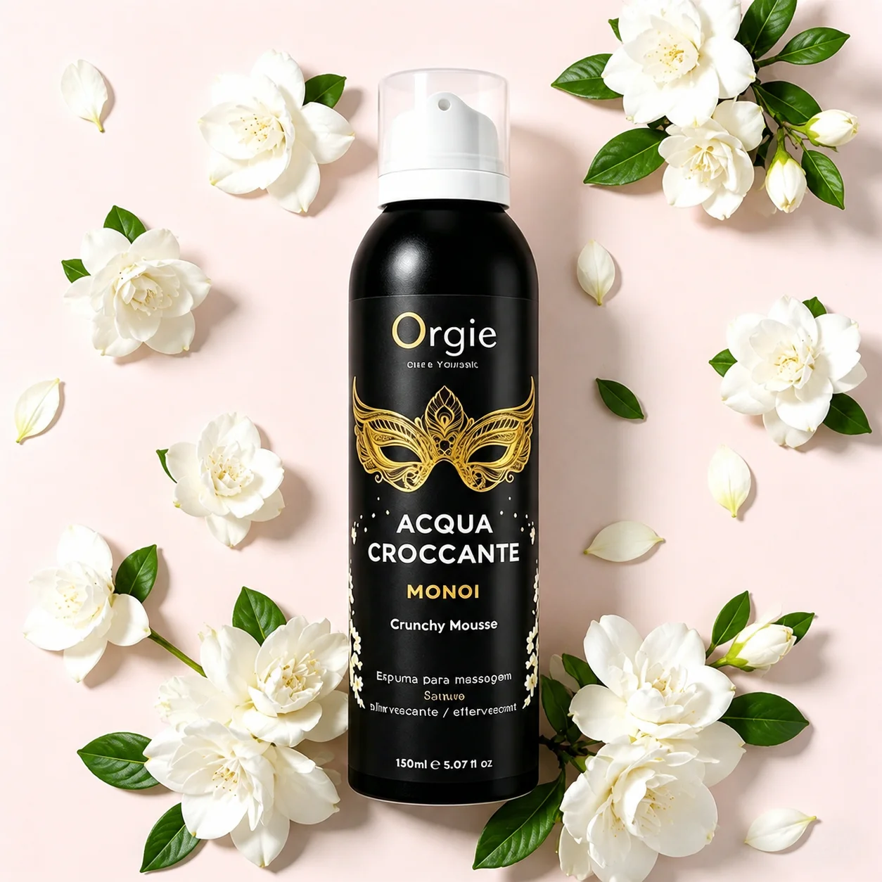 葡萄牙 Orgie|Acqua Croccante|Monoi 大溪地白梔子花 跳動情趣按摩慕斯 150ml(請點擊內文中購買網址購買) 葡萄牙 Orgie|Acqua Croccante|Monoi 大溪地白梔子花 跳動情趣按摩慕斯 150ml(請點擊內文中購買網址購買)