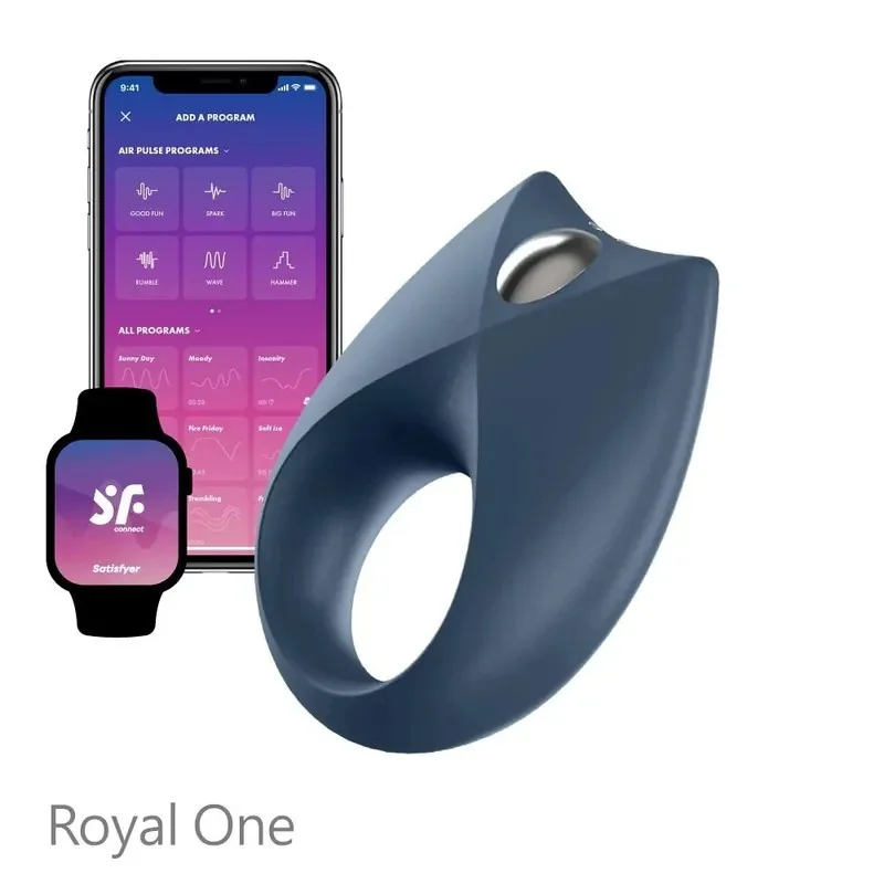 德國Satisfyer Royal One智能男士精力環，德國品牌智能款設計，適用於日常保養與使用