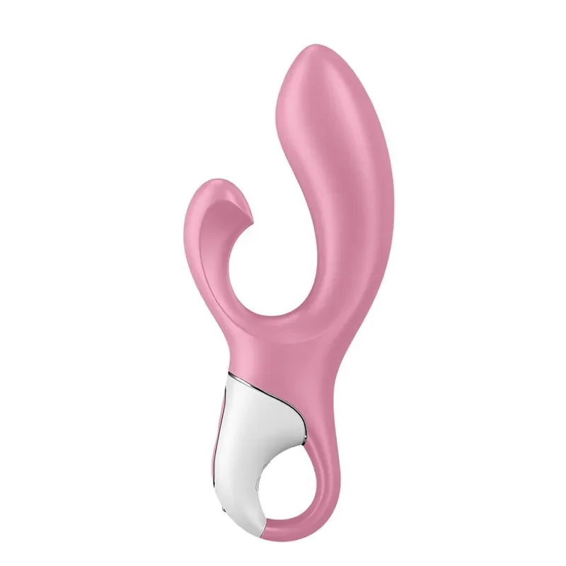 德國 Satisfyer Air Pump Bunny 2 可調節充氣雙馬達兔耳按摩棒-粉