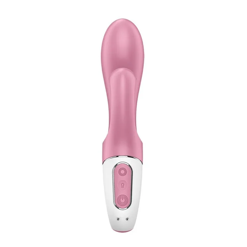 德國 Satisfyer Air Pump Bunny 2 可調節充氣雙馬達兔耳按摩棒-粉
